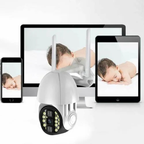 Q20 Outdoor WiFi Camera - Remotely Operable, Wireless, Waterproof with Night Visioned, Motion Detect