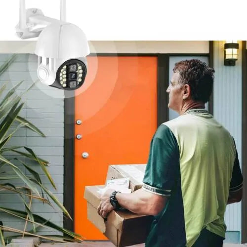 Q20 Outdoor WiFi Camera - Remotely Operable, Wireless, Waterproof with Night Visioned, Motion Detect