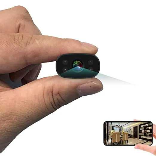 Micro Sized Discreet Security Camera with Real Time Audio and Motion Detection
