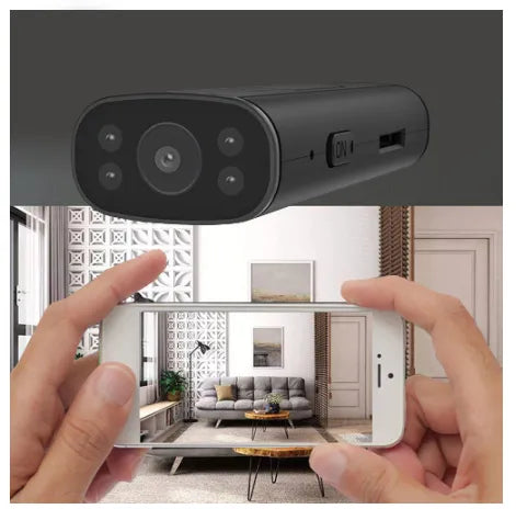 Micro Sized Discreet Security Camera with Real Time Audio and Motion Detection