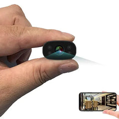 Micro Sized Discreet Security Camera with Real Time Audio and Motion Detection