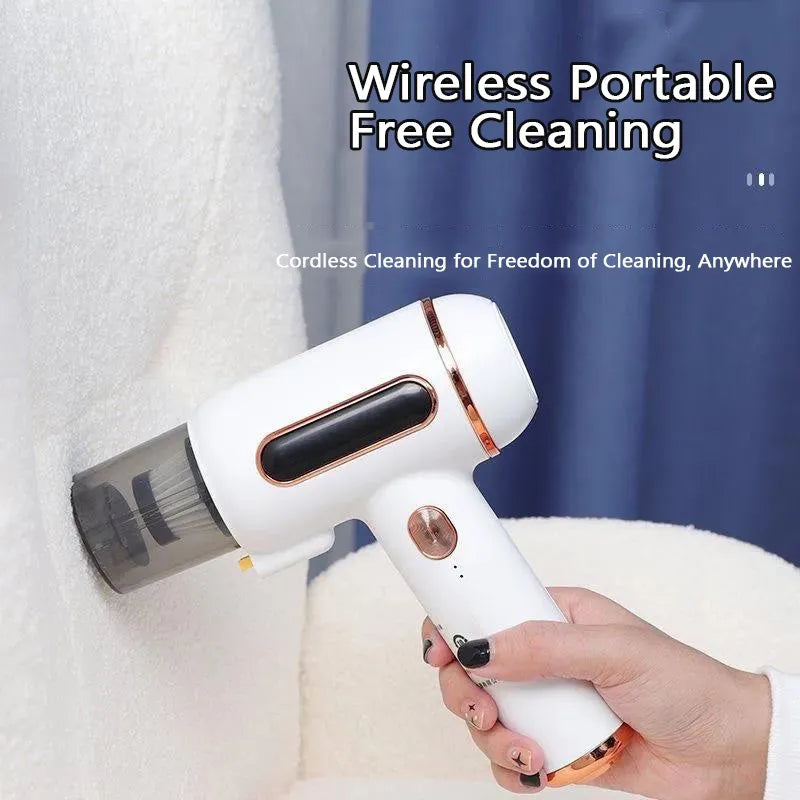 3-in-1 Portable Wireless Dust Mite Removing Vacuum Cleaner with UV Sterilisation
