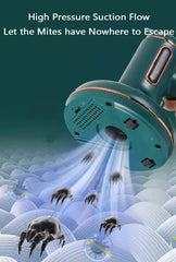 3-in-1 Portable Wireless Dust Mite Removing Vacuum Cleaner with UV Sterilisation