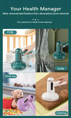 3-in-1 Portable Wireless Dust Mite Removing Vacuum Cleaner with UV Sterilisation