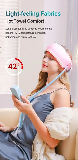 Intelligent 360° Head Massager with AcuPressure Kneading, Airbag Circulation and Hot Compress Technology