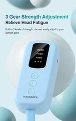 Intelligent 360° Head Massager with AcuPressure Kneading, Airbag Circulation and Hot Compress Technology