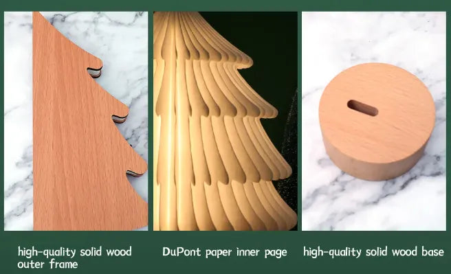 Decorative LED Tree Table Lamp Latern - Rechargeable Night Light