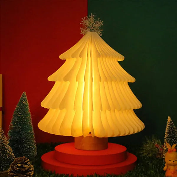 Decorative LED Tree Table Lamp Latern - Rechargeable Night Light