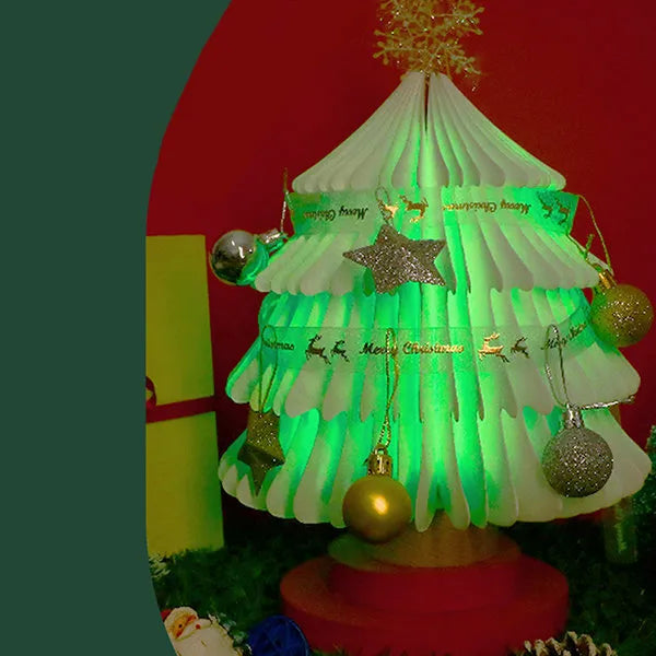 Decorative LED Tree Table Lamp Latern - Rechargeable Night Light