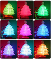 Decorative LED Tree Table Lamp Latern - Rechargeable Night Light