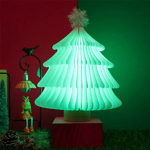 Decorative LED Tree Table Lamp Latern - Rechargeable Night Light