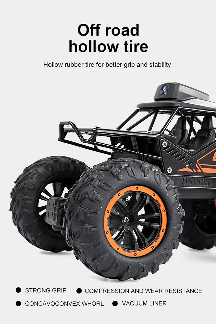 RC Bigfoot Monster Climbing Car Truck With Camera And App Control