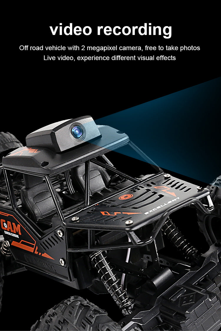 RC Bigfoot Monster Climbing Car Truck With Camera And App Control