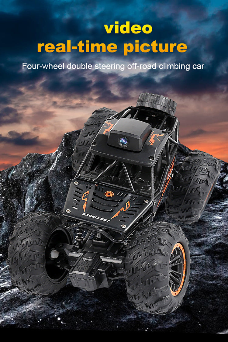 RC Bigfoot Monster Climbing Car Truck With Camera And App Control