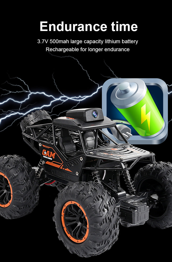 RC Bigfoot Monster Climbing Car Truck With Camera And App Control