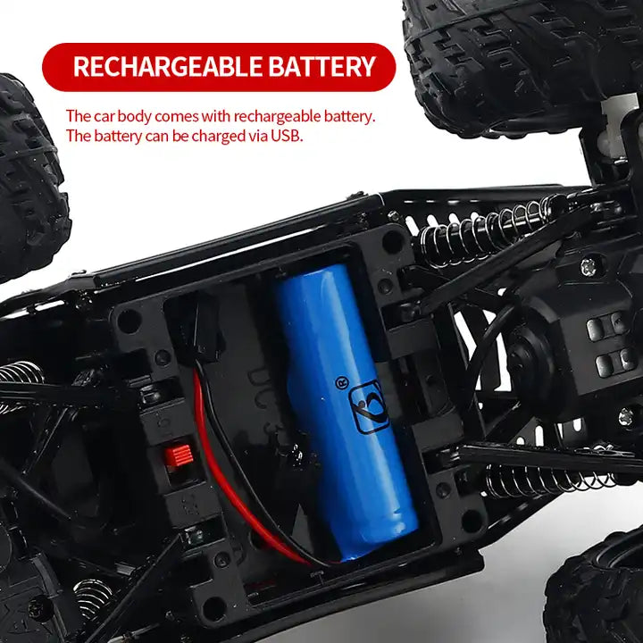 RC Bigfoot Monster Climbing Car Truck With Camera And App Control