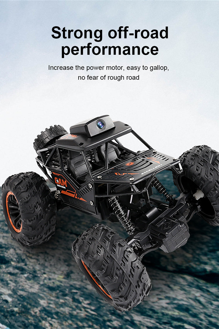 RC Bigfoot Monster Climbing Car Truck With Camera And App Control