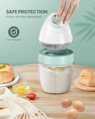 800ml Wireless Electric Egg Mixer Beater Whipper Whisk for Baking