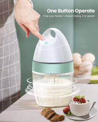 800ml Wireless Electric Egg Mixer Beater Whipper Whisk for Baking