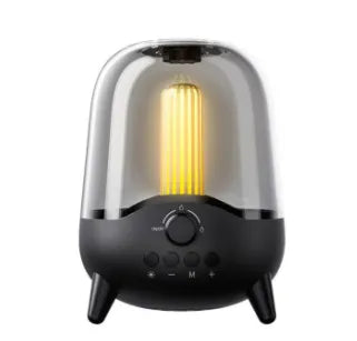 Elegant Portable HD Loud Stereo Bluetooth Speaker with Night Light