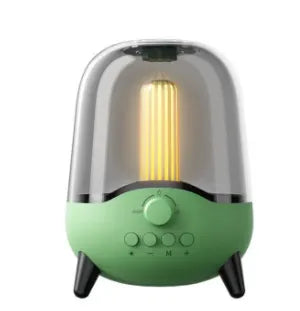 Elegant Portable HD Loud Stereo Bluetooth Speaker with Night Light