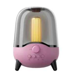 Elegant Portable HD Loud Stereo Bluetooth Speaker with Night Light