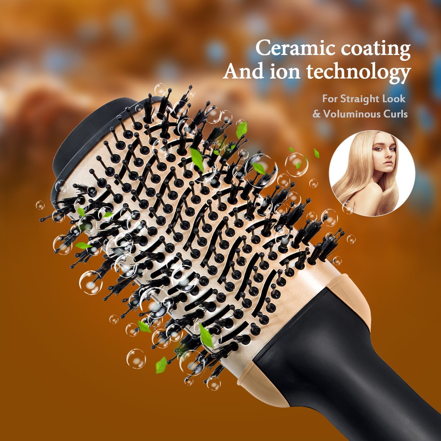 MAC Styler One-Step Hair Styling Hot Air Brush with Ionic Technology - 1000W