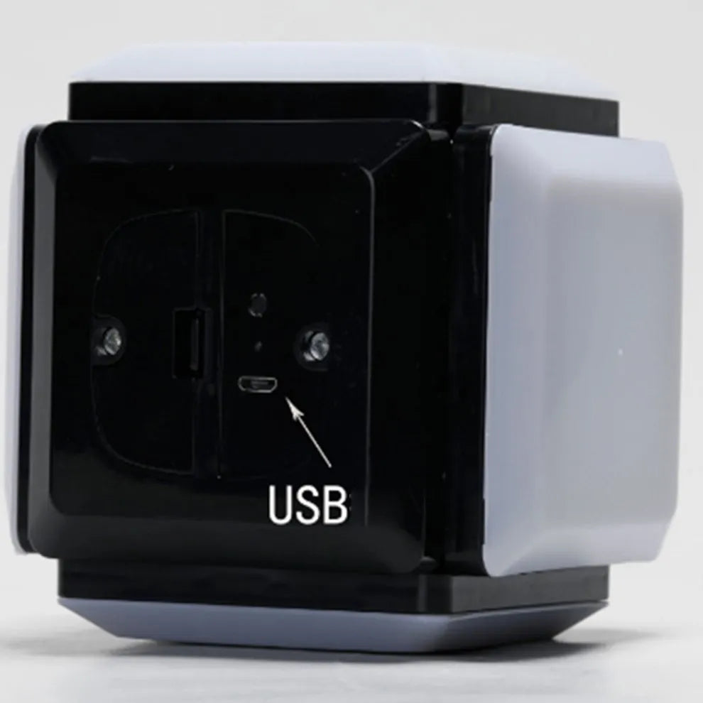 Rubik's Cube Energy Saving Lamp with Adjustable LED Light Panels