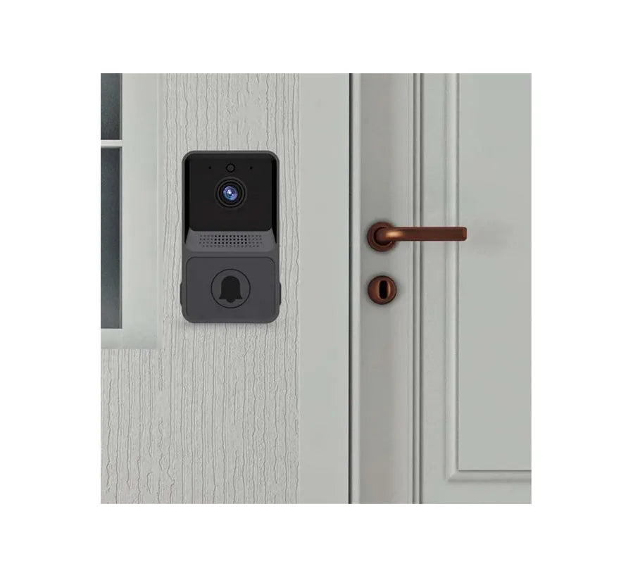 Smart Wireless Mini Security Doorbell Camera with Two Way Audio | High Resolution | Night Vision