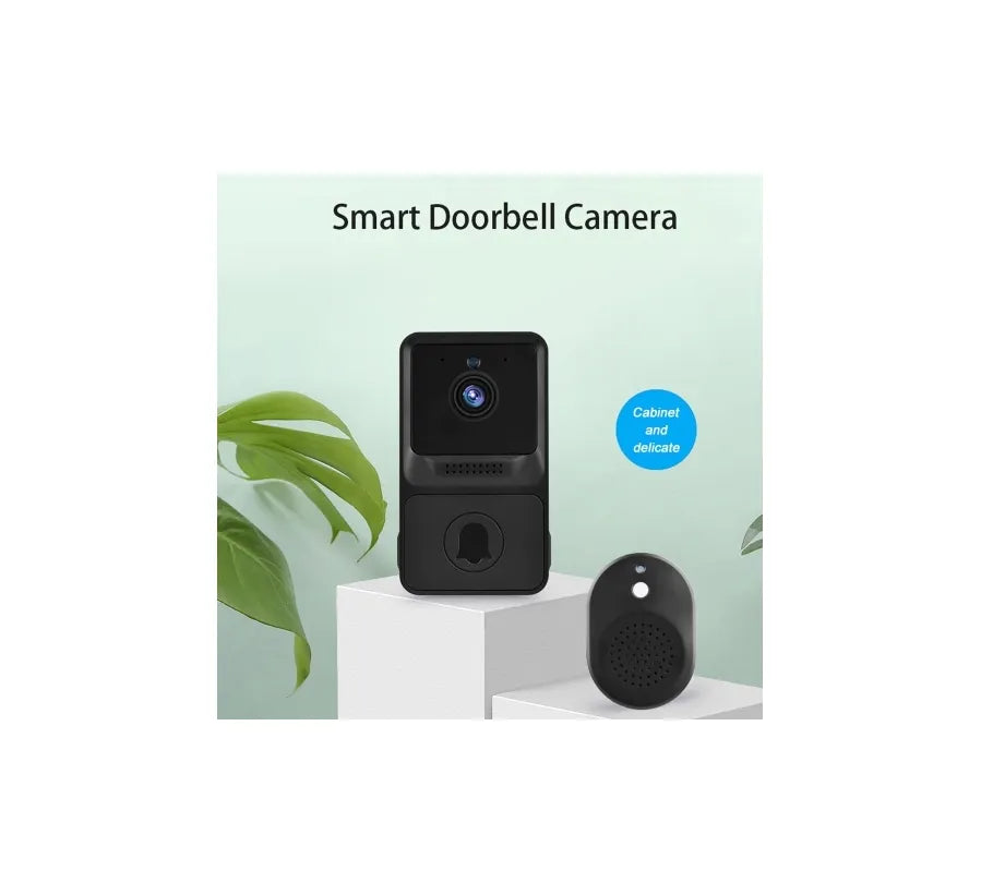 Smart Wireless Mini Security Doorbell Camera with Two Way Audio | High Resolution | Night Vision