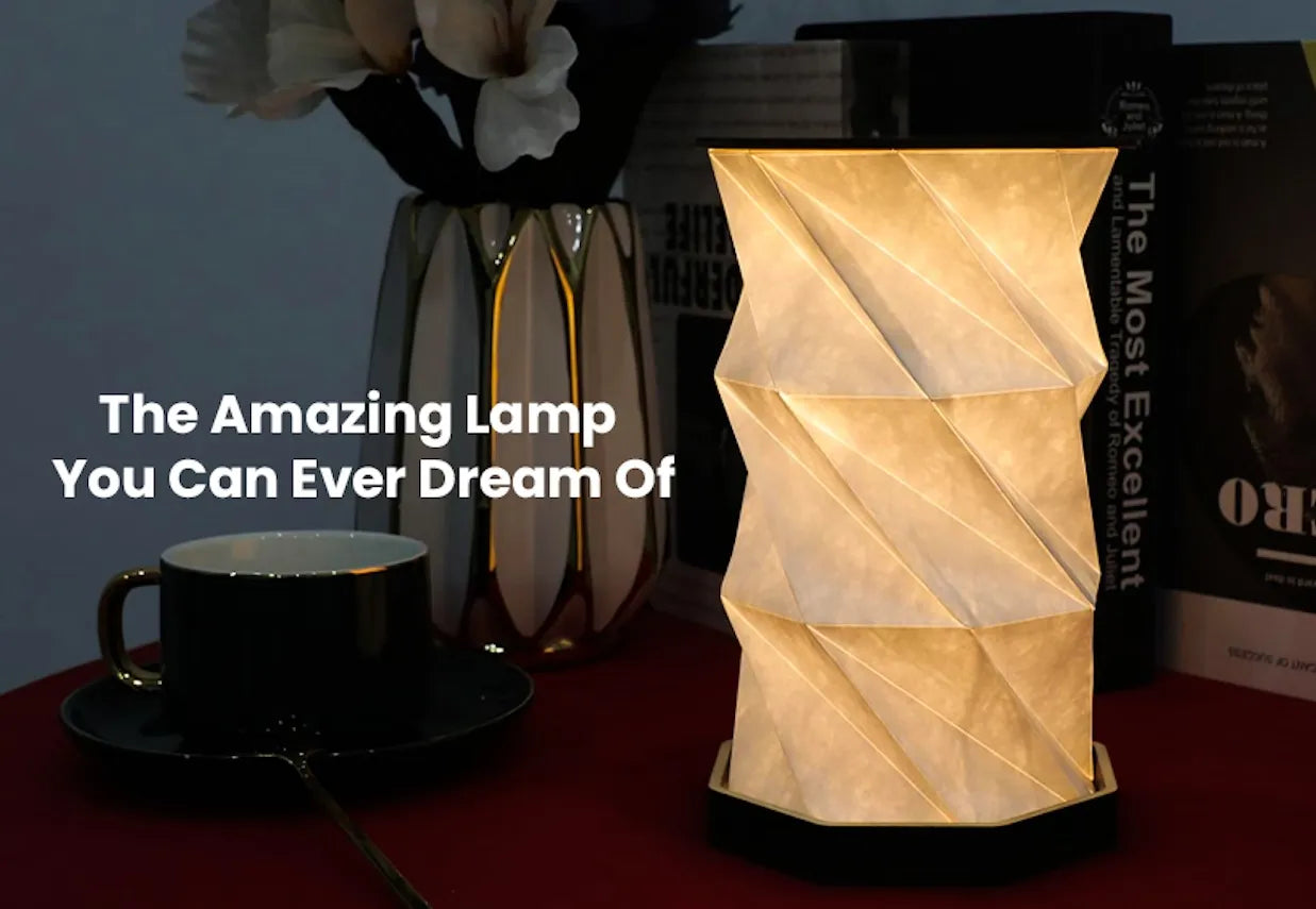 Elegant Foldable Paper Lamp LED Night Light