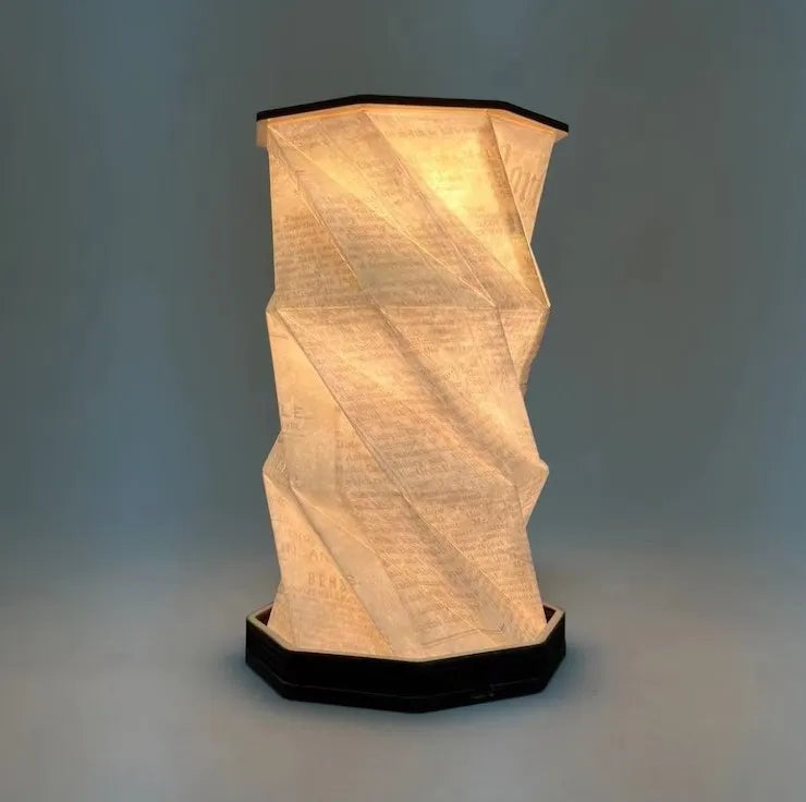 Elegant Foldable Paper Lamp LED Night Light