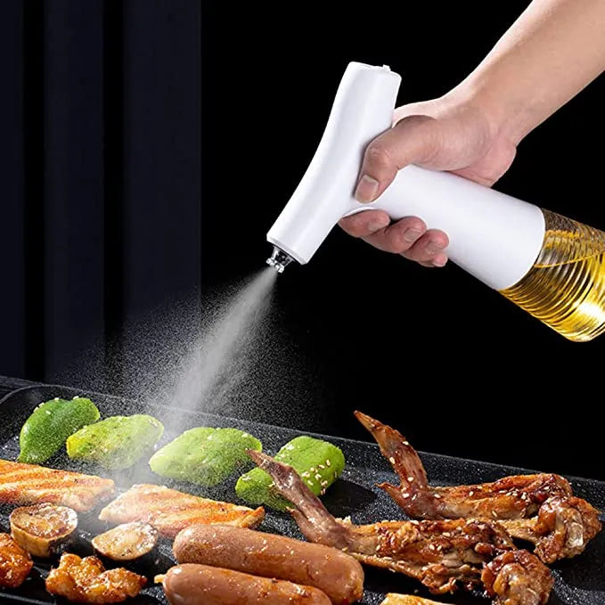 Portable Rechargeable Electric Oil Dispenser Spray Bottle for Kitchen Cooking and Barbecue with Leak