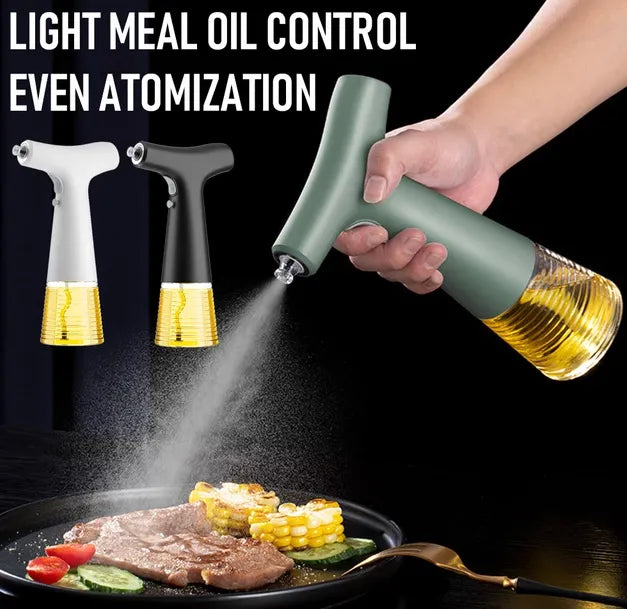 Portable Rechargeable Electric Oil Dispenser Spray Bottle for Kitchen Cooking and Barbecue with Leak