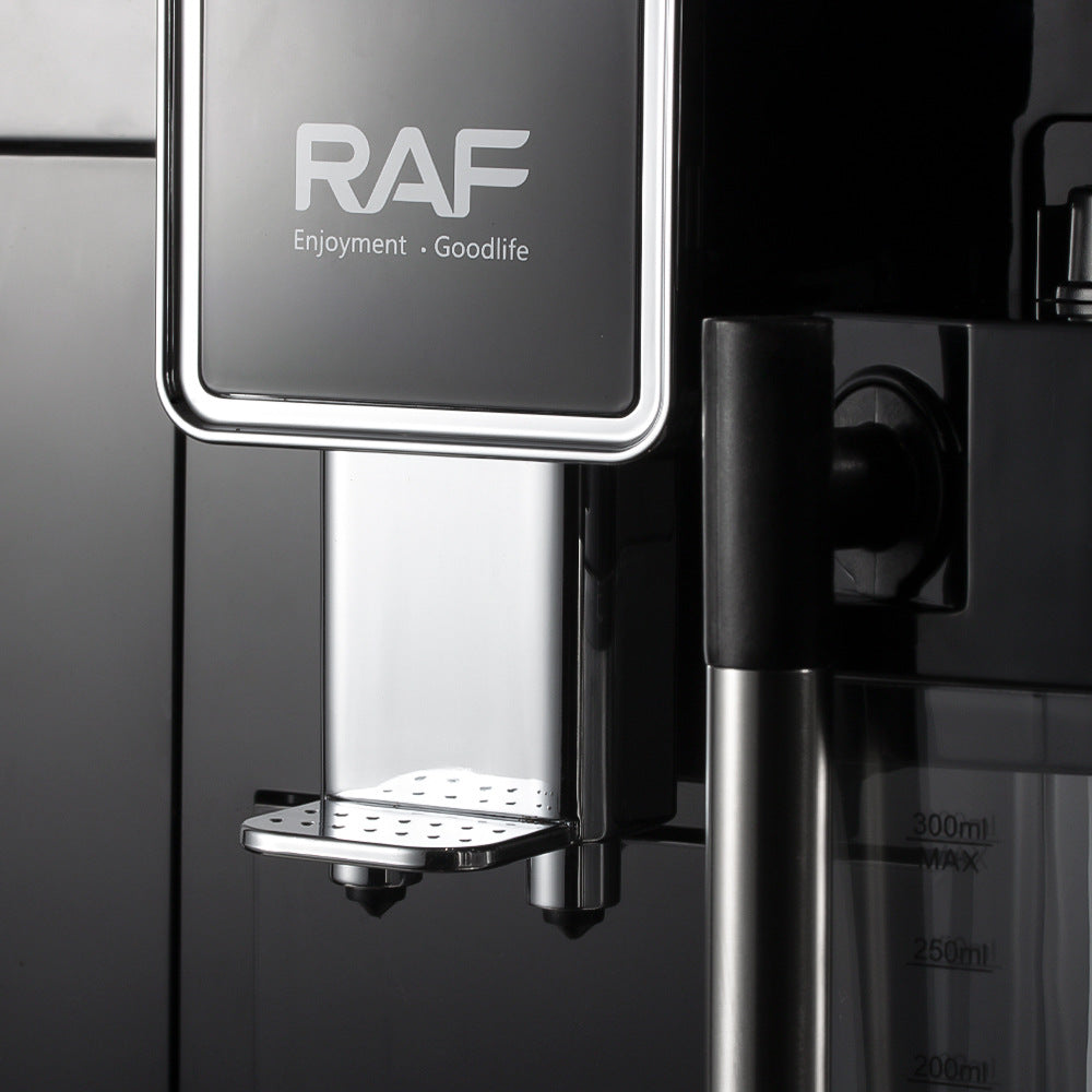 RAF 1.5L Fully Automatic Coffee Machine with Steam Milk Frother and Latte Art DIY - 1350W