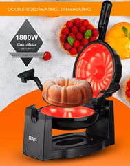RAF 1,800W Electric Non-stick Bundt & Lava Cake Maker