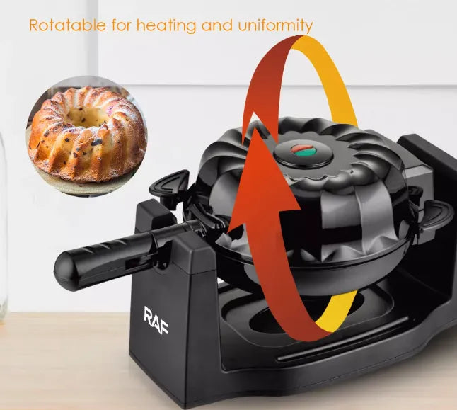 RAF 1,800W Electric Non-stick Bundt & Lava Cake Maker