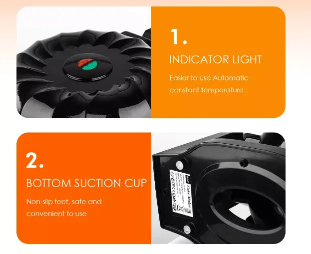 RAF 1,800W Electric Non-stick Bundt & Lava Cake Maker