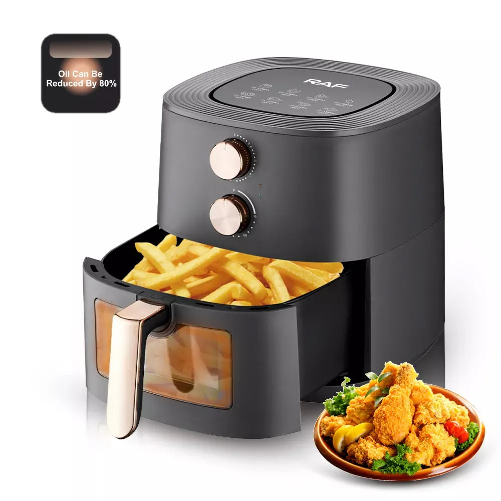 RAF 7.2L 1700W Air Fryer Non-stick Cooking Surface, Thermostat Control, Detachable Oil Basket & Over