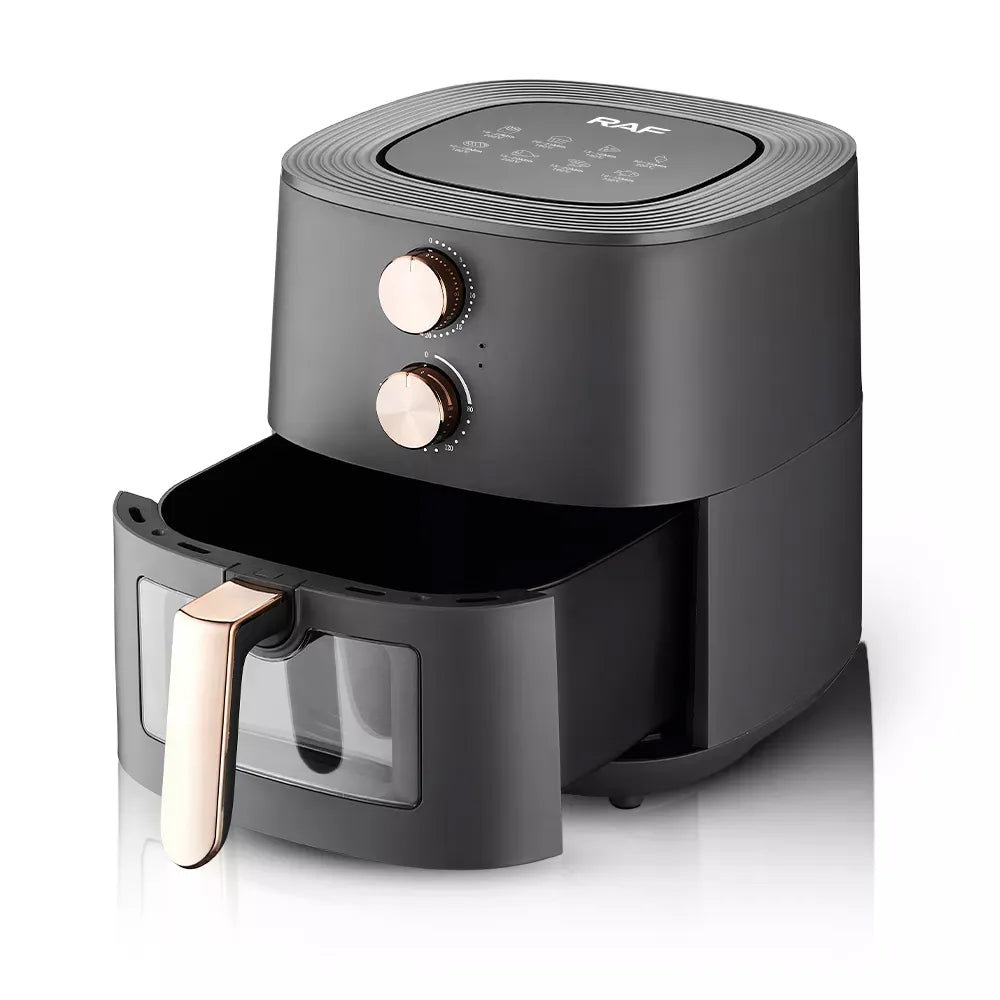 RAF 7.2L 1700W Air Fryer Non-stick Cooking Surface, Thermostat Control, Detachable Oil Basket & Over