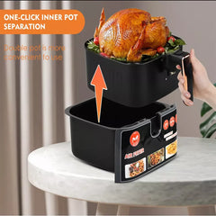 RAF 8L 1700W Air Fryer with Non-stick Material and Easy Operating System