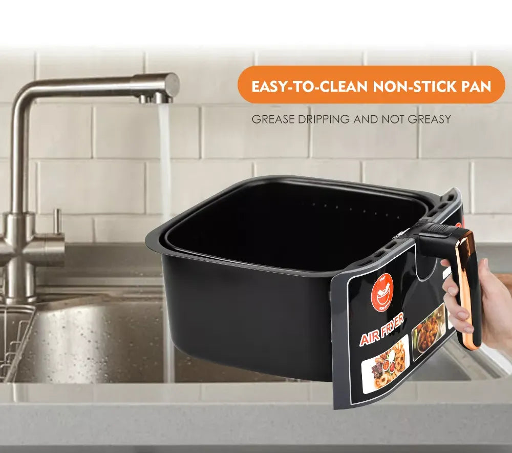 RAF 8L 1700W Air Fryer with Non-stick Material and Easy Operating System