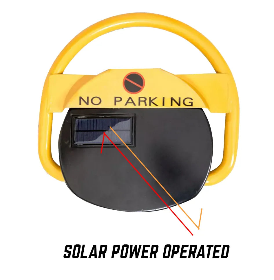 Waterproof Solar Car Parking Protector Lock with Remote Control