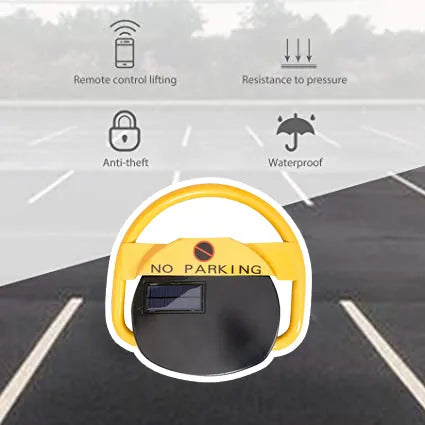 Waterproof Solar Car Parking Protector Lock with Remote Control