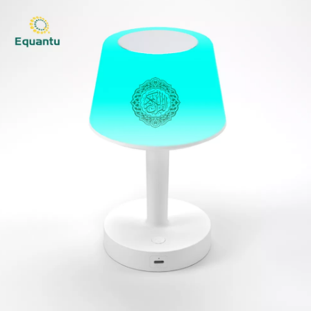 Quran Bluetooth Speaker Desk Lamp with Multicolor Lighting, Touch Function & Remote