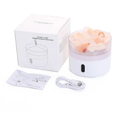 220ml Ultrasonic Humidifer and Aroma Oil Diffuser with Essential Salts & Night Light