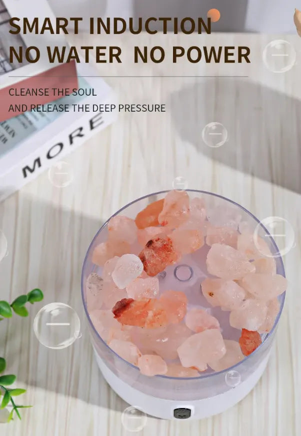 220ml Ultrasonic Humidifer and Aroma Oil Diffuser with Essential Salts & Night Light