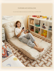 3 in 1 Cozy Foldable Recliner Sofa Chair Bed with Multipurpose Design - 120 cm Width