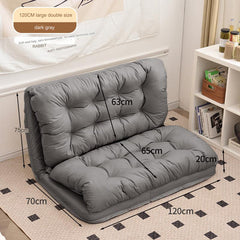 3 in 1 Cozy Foldable Recliner Sofa Chair Bed with Multipurpose Design - 120 cm Width