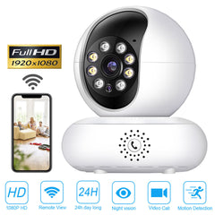 Full HD 360° Dual Band Panoramic Security Camera with Motion Detection, Night Vision & Two-Way Calling